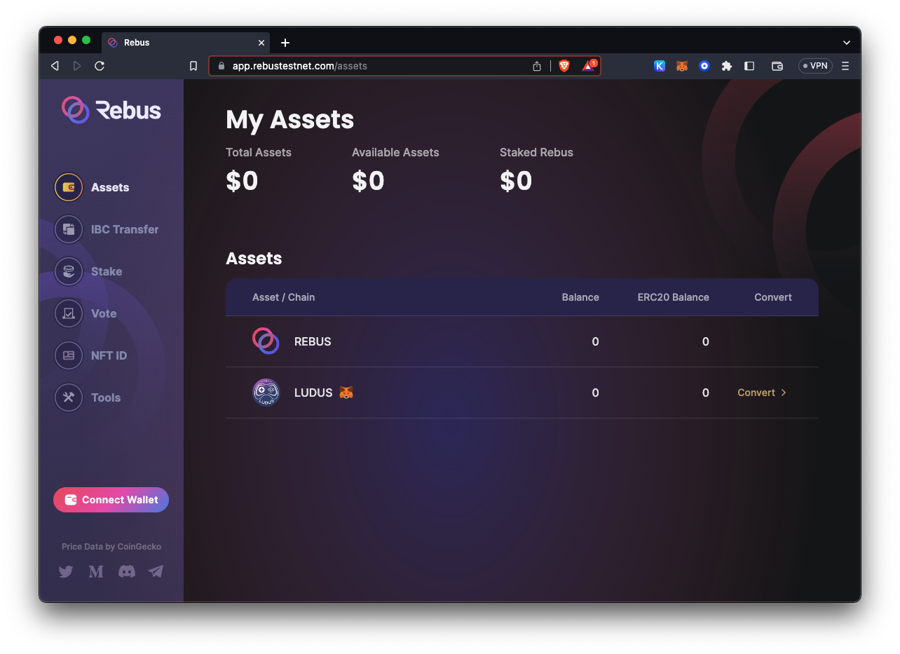 Assets Page